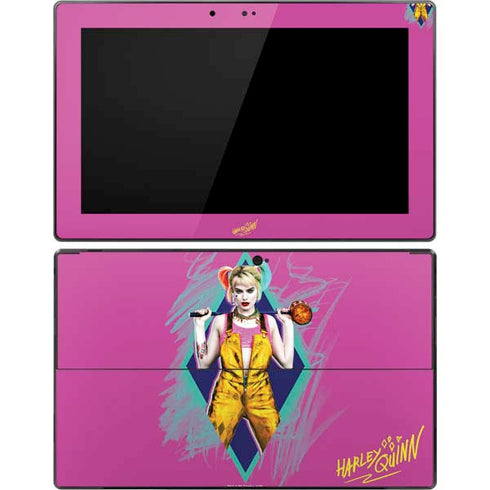 DC Comics Harley Quinn Movie Character Poster Surface Pro Tablet Skin