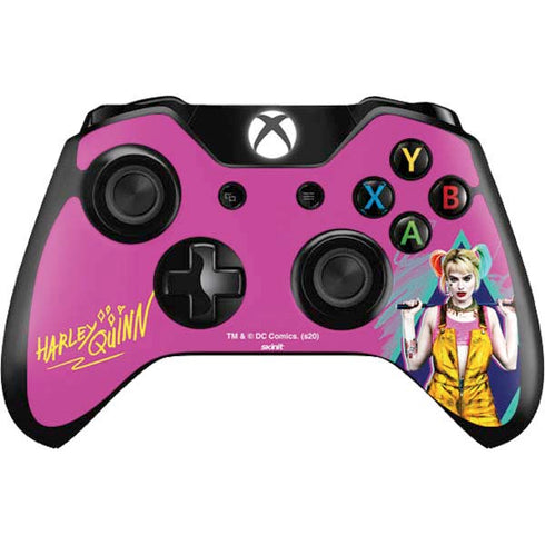 DC Comics Harley Quinn Movie Character Poster Xbox One Controller Skin