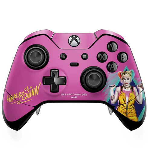 DC Comics Harley Quinn Movie Character Poster Xbox One Elite Controller Skin
