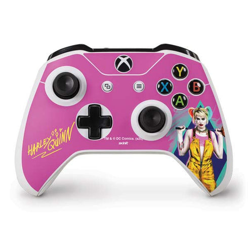 DC Comics Harley Quinn Movie Character Poster Xbox One S Controller Skin