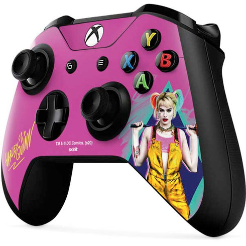 DC Comics Harley Quinn Movie Character Poster Xbox One X Controller Skin