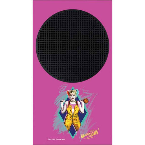 DC Comics Harley Quinn Movie Character Poster Xbox Series S Console Skin