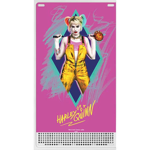 DC Comics Harley Quinn Movie Character Poster Xbox Series S Console Skin