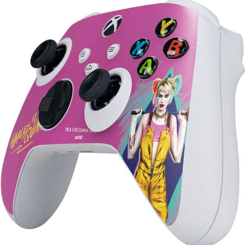 DC Comics Harley Quinn Movie Character Poster Xbox Series S Controller Skin