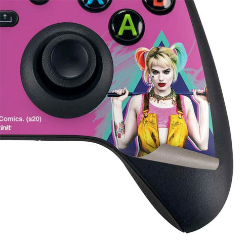 DC Comics Harley Quinn Movie Character Poster Xbox Series X Controller Skin