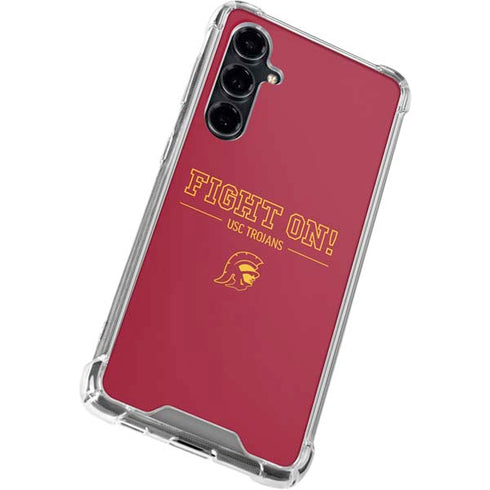 University of Southern California Fight On Galaxy S23 FE Clear Case