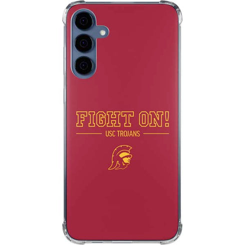 University of Southern California Fight On Galaxy S24 Clear Case