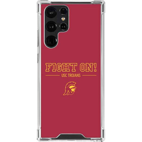 University of Southern California Fight On Galaxy S24 Ultra Clear Case