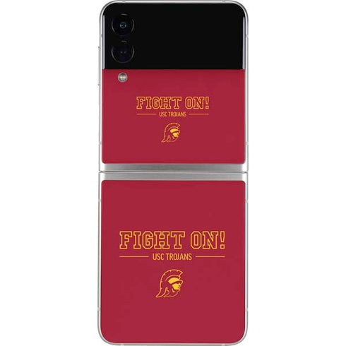 University of Southern California Fight On Galaxy Z Flip4 5G Skin