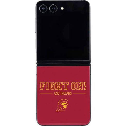 University of Southern California Fight On Galaxy Z Flip5 5G Skin