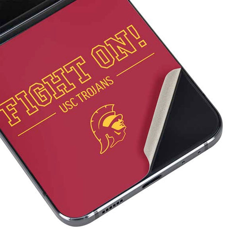University of Southern California Fight On Galaxy Z Flip5 5G Skin