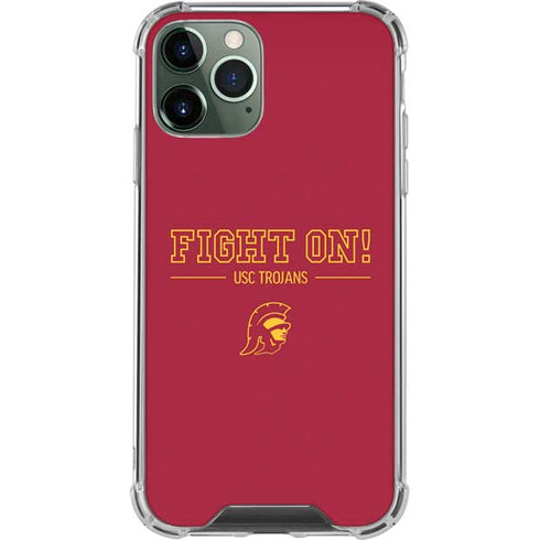 University of Southern California Fight On iPhone 11 Pro Max Clear Case
