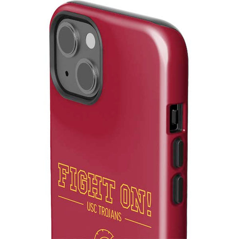 University of Southern California Fight On iPhone 15 Plus Impact Case