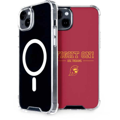 University of Southern California Fight On iPhone 15 Plus MagSafe Case