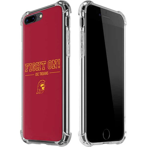 University of Southern California Fight On iPhone 7/8 Plus Clear Case