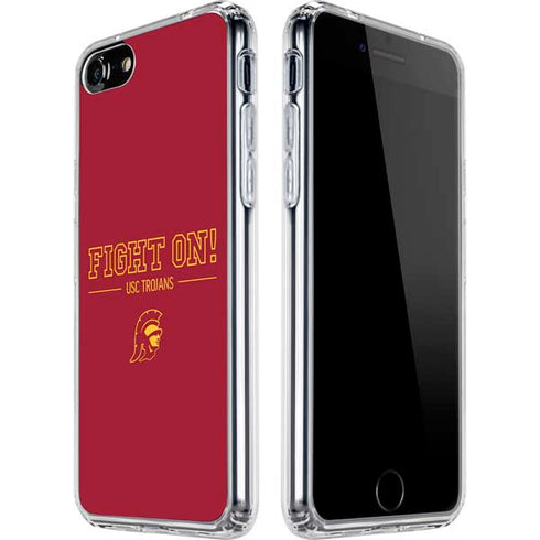 University of Southern California Fight On iPhone SE (2nd & 3rd Gen) Clear Case