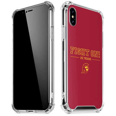 University of Southern California Fight On iPhone XS Max Clear Case