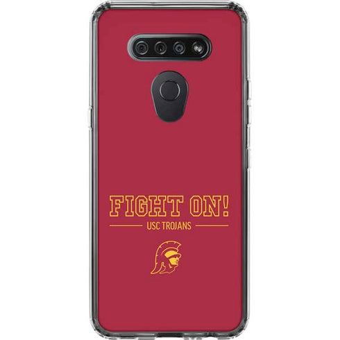 University of Southern California Fight On LG K51/Q51 Clear Case