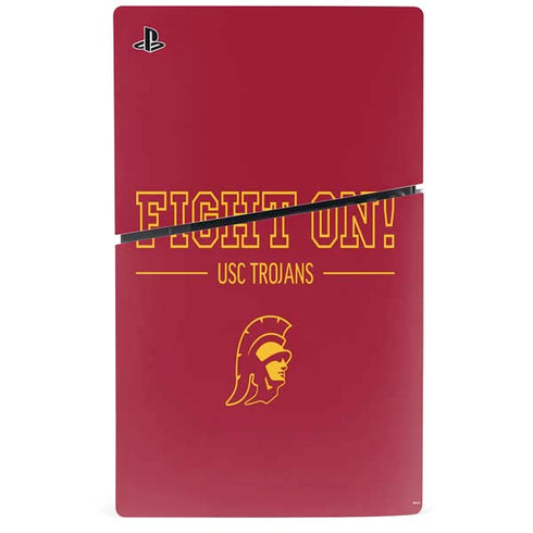 University of Southern California Fight On PS5 Slim Disk Bundle Skin