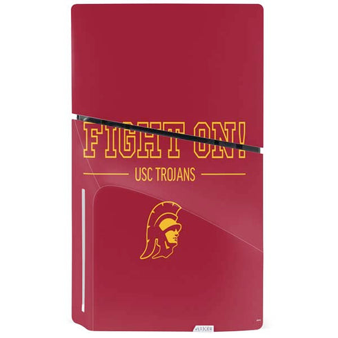 University of Southern California Fight On PS5 Slim Disk Console Skin