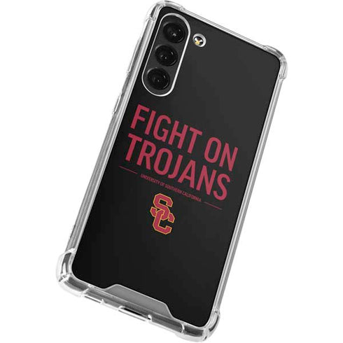 University of Southern California Fight On Trojans Galaxy S23 Plus Clear Case