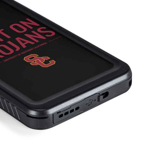 University of Southern California Fight On Trojans Galaxy S23 Plus Waterproof Case