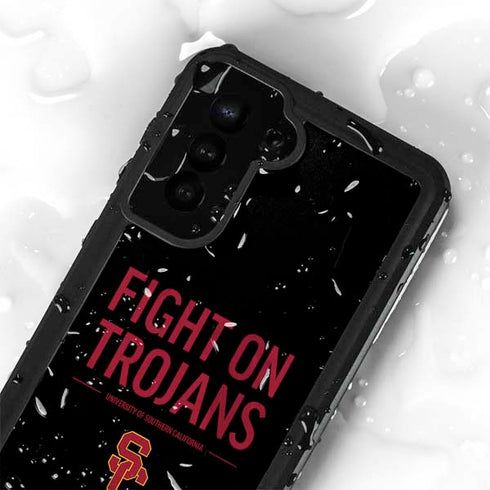 University of Southern California Fight On Trojans Galaxy S23 Waterproof Case