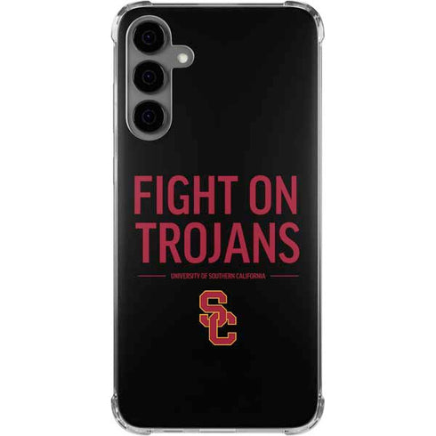 University of Southern California Fight On Trojans Galaxy S24 Plus Clear Case