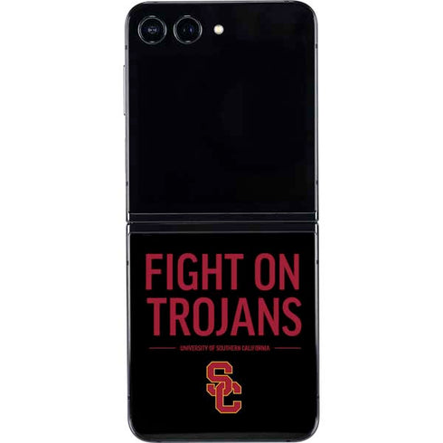 University of Southern California Fight On Trojans Galaxy Z Flip5 5G Skin