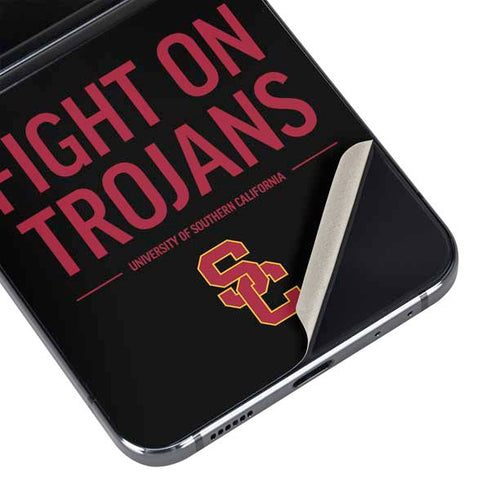 University of Southern California Fight On Trojans Galaxy Z Flip5 5G Skin