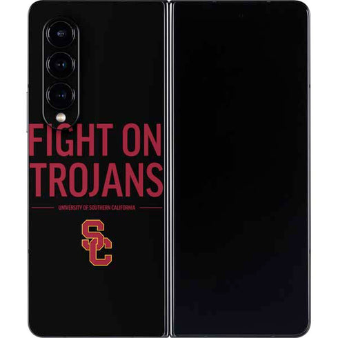 University of Southern California Fight On Trojans Galaxy Z Fold4 5G Skin