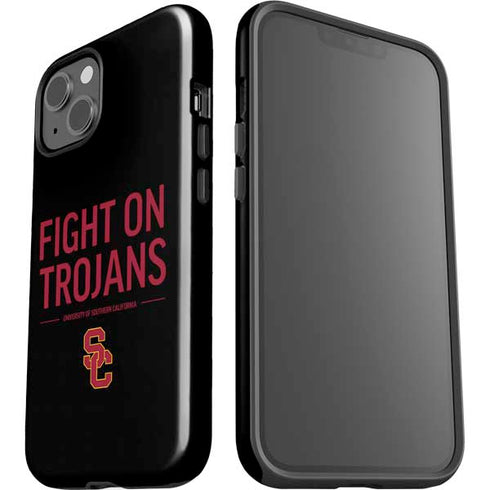 University of Southern California Fight On Trojans iPhone 15 Plus Impact Case