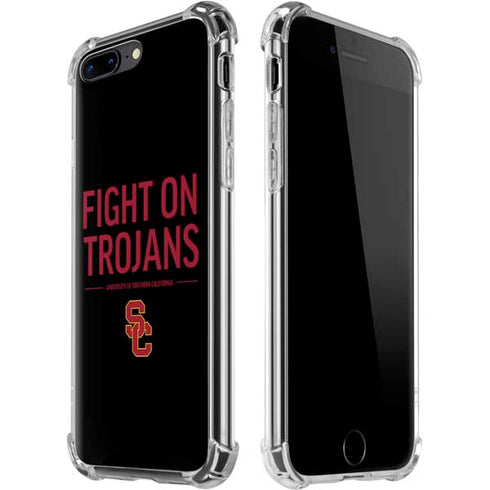 University of Southern California Fight On Trojans iPhone 7/8 Plus Clear Case