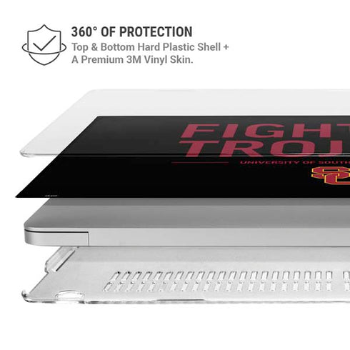 University of Southern California Fight On Trojans MacBook Air 15in (2023-2025) Case plus Skin