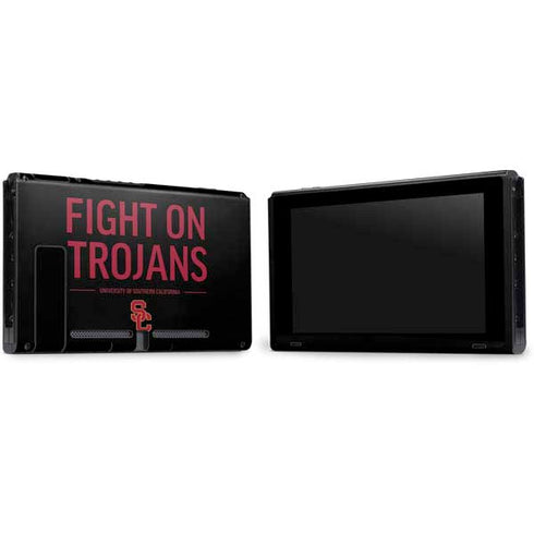 University of Southern California Fight On Trojans Nintendo Switch Bundle Skin