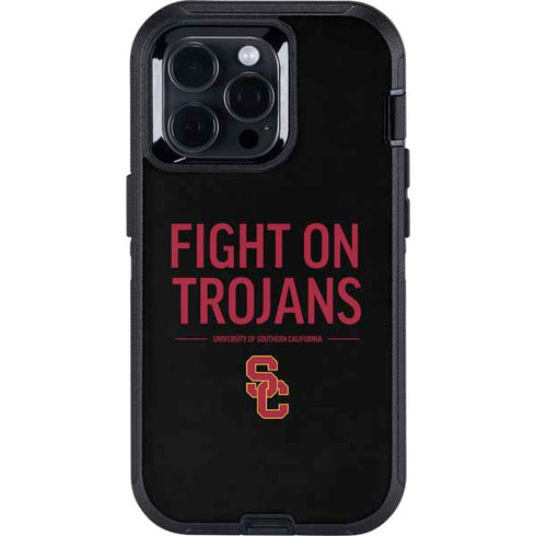 University of Southern California Fight On Trojans Otterbox Defender iPhone Skin