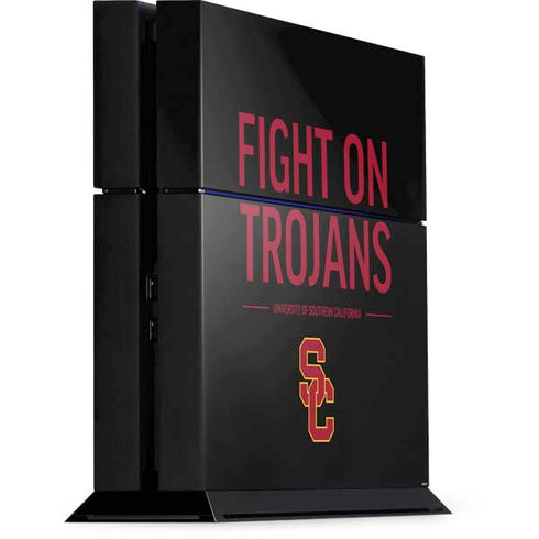 University of Southern California Fight On Trojans PS4 Console Skin