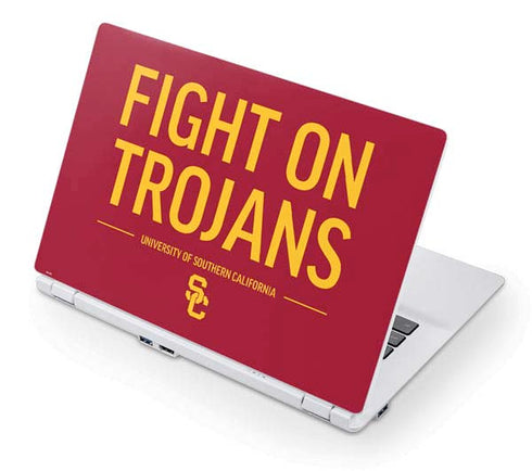 University of Southern California Fight On Trojans Red Acer Chromebook Skin
