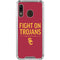 University of Southern California Fight On Trojans Red Galaxy A30 Clear Case