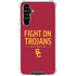 University of Southern California Fight On Trojans Red Galaxy A54 5G Clear Case