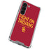 University of Southern California Fight On Trojans Red Galaxy S23 Clear Case