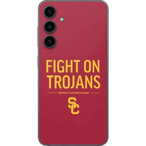 University of Southern California Fight On Trojans Red Galaxy S23 FE Skin