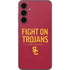 University of Southern California Fight On Trojans Red Galaxy S23 FE Skin