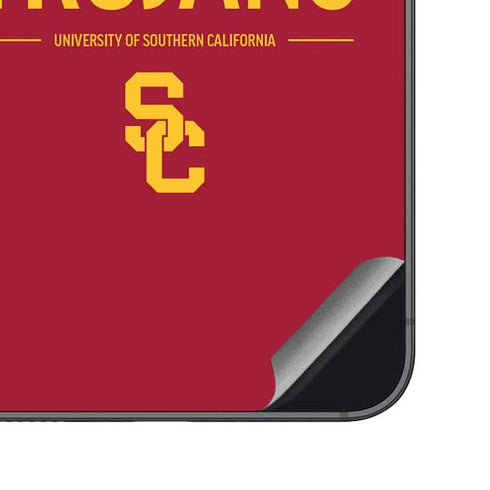 University of Southern California Fight On Trojans Red Galaxy S23 FE Skin