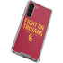 University of Southern California Fight On Trojans Red Galaxy S23 Plus Clear Case