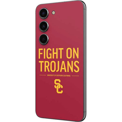 University of Southern California Fight On Trojans Red Galaxy S23 Skin