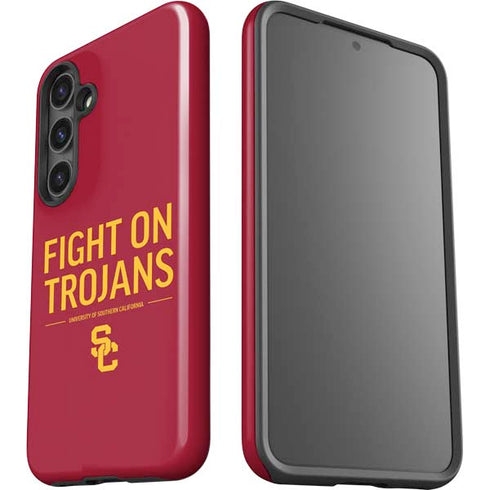 University of Southern California Fight On Trojans Red Galaxy S24 Impact Case