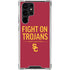 University of Southern California Fight On Trojans Red Galaxy S24 Ultra Clear Case