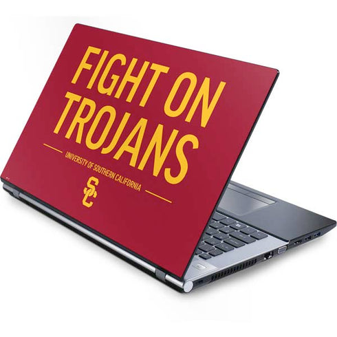 University of Southern California Fight On Trojans Red Generic Laptop Skin