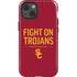 University of Southern California Fight On Trojans Red iPhone 14 Impact Case